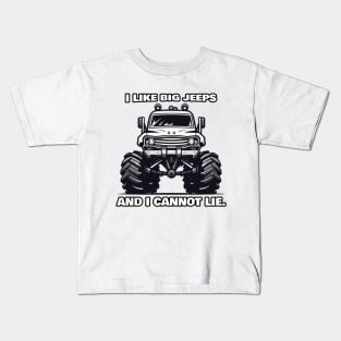 I like big jeeps and I cannot lie Kids T-Shirt